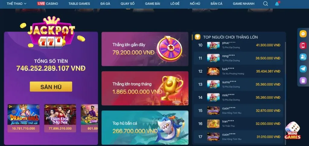 Các ưu điểm nổi bật của game bắn cá 56wim07